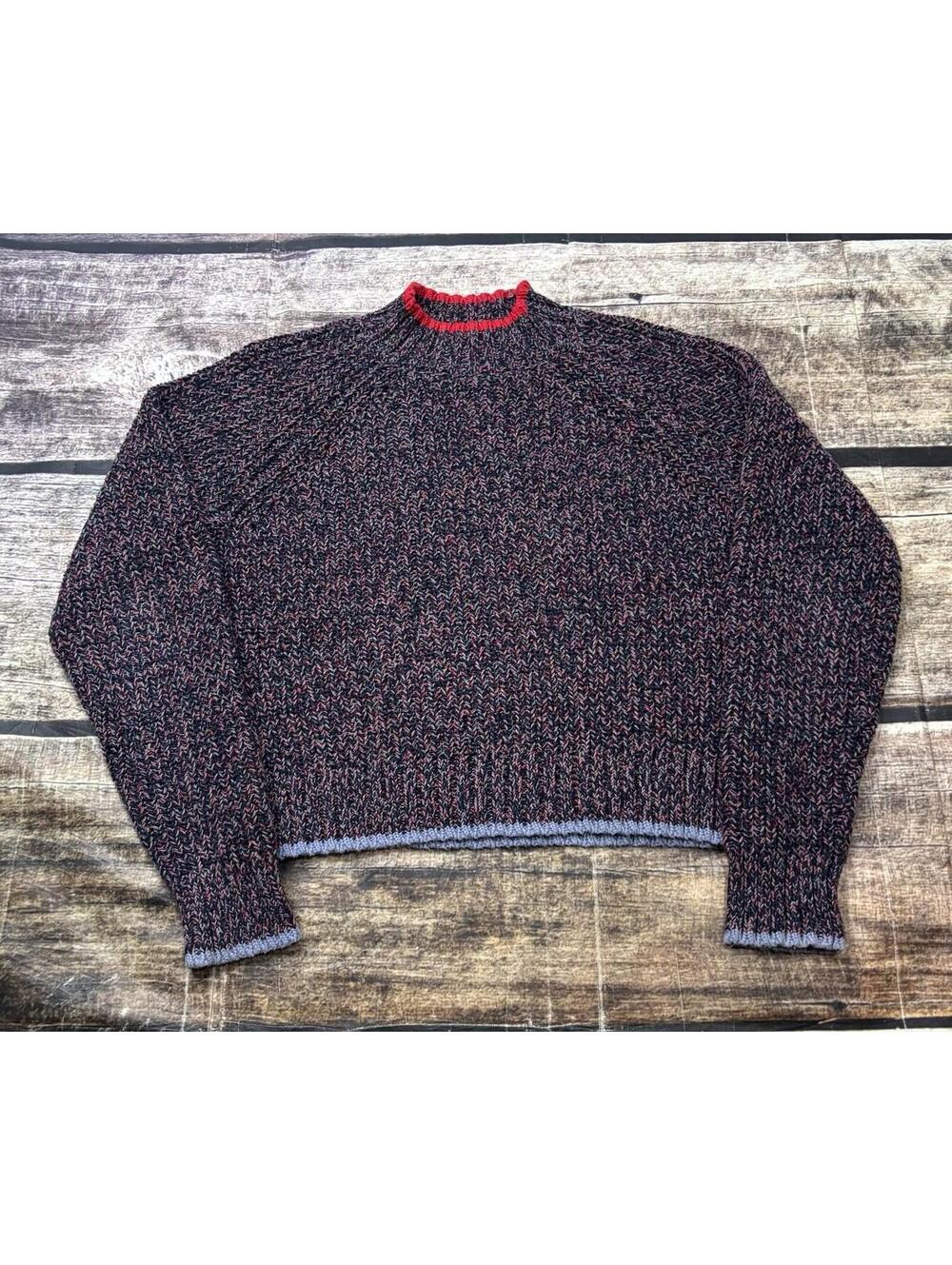 Rag & Bone Sweater Womens Small Chunky Knit Cotton Mock Neck
